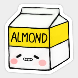 Almond milk pal Sticker